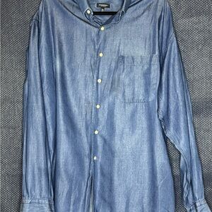 Burberry Blue Dress Shirt